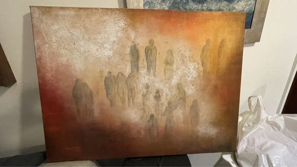 Quadro oleo sombras original