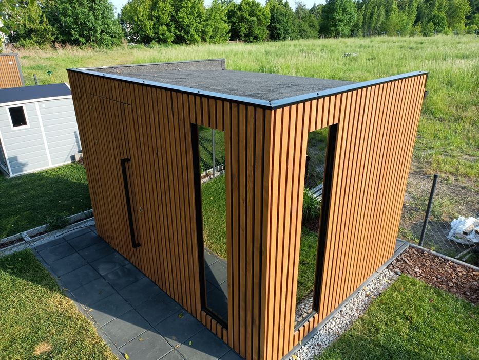 Nowoczesny domek narzędziowy, altana, szopa, drewutnia Woodstorm..