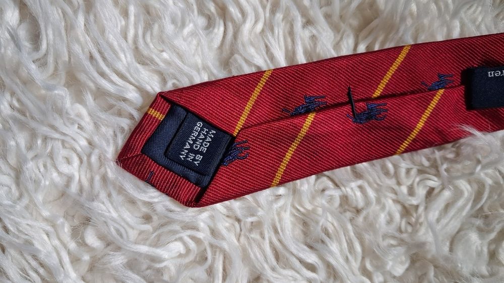 Krawat jedwab Ralph Lauren