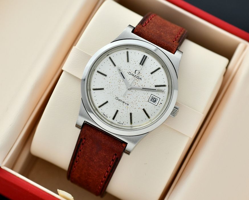 Zegarek OMEGA Geneve- Vintage 1972 - Stal 36.5mm - Pudełko - Serwis