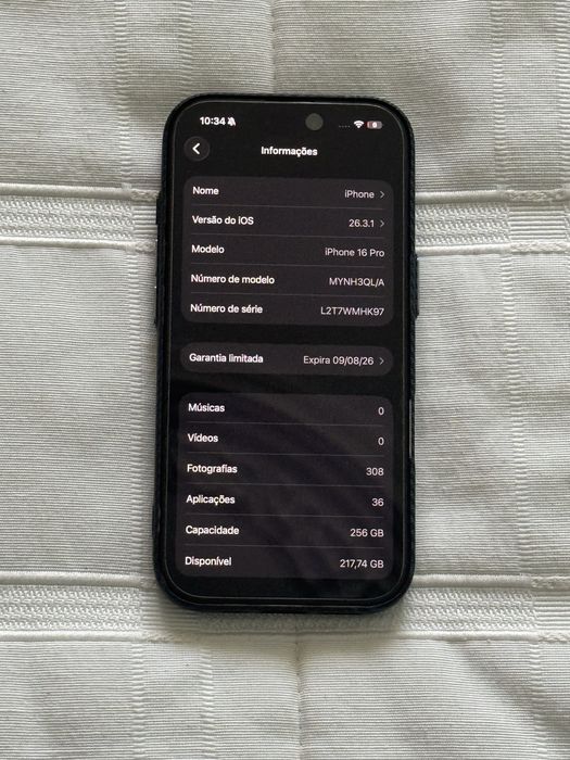 Iphone 16 Pro 256GB | Black