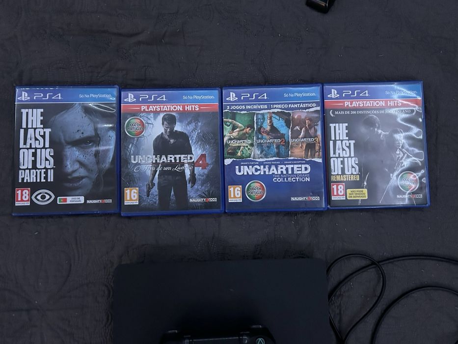 PlayStation 4 Slim + VR Headset + 4 Games + 2 Motion Controllers64171745402626123