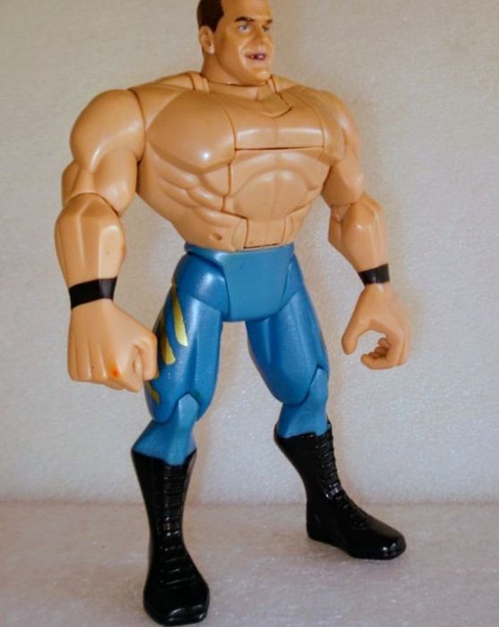 Rare Wrestling Figure of Chris Benoit 2005, Dual-Face Design, Jakks Brand64740726077187120