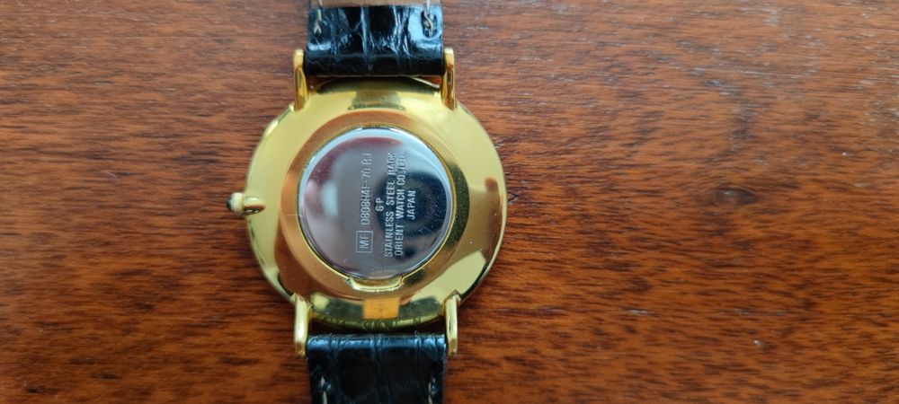 Orient zegarek złocony