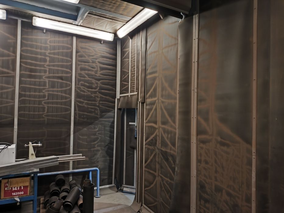 Cabine de decapagem completa