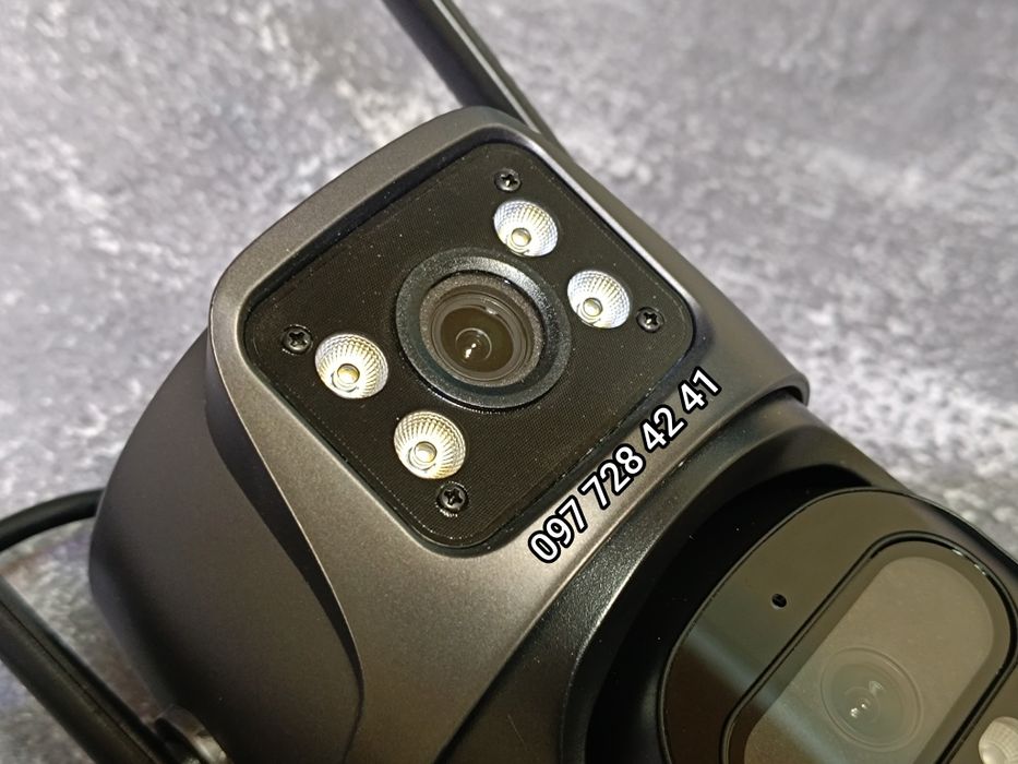 Подвійна вулична iCSee 8мр IP Wi-Fi камера