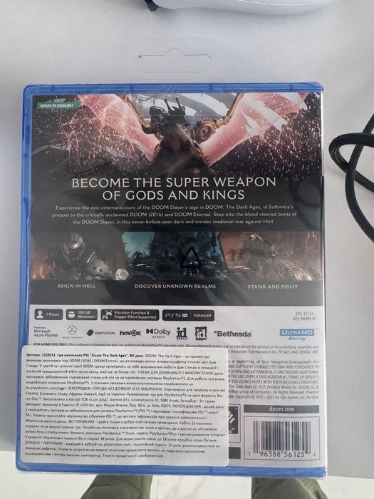 Гра на пс5 doom the dark ages
