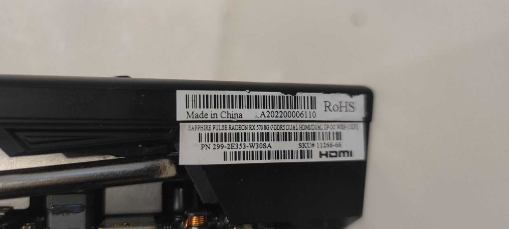 Відеокарта Sapphire PULSE Radeon RX 570 8G DUAL