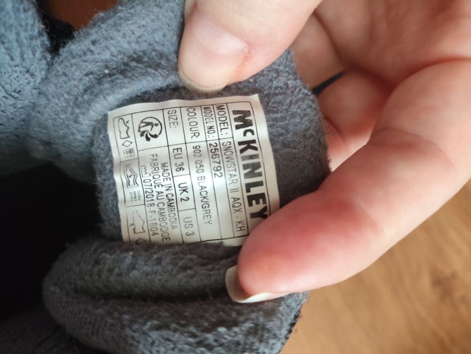 Ботинки термо 36 раз