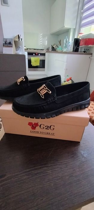 Buty mokasyny czarne