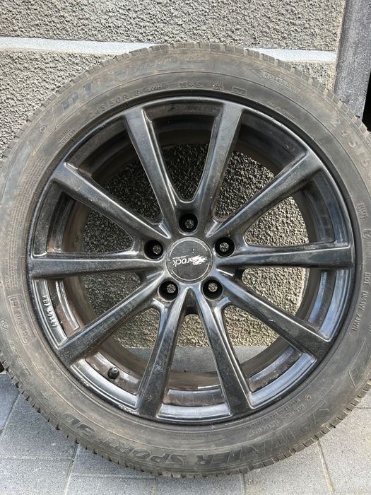КОМПЛЕКТ КОЛІС (245/45 R18 Dunlop + диски Brock 5x120 (BMW))
