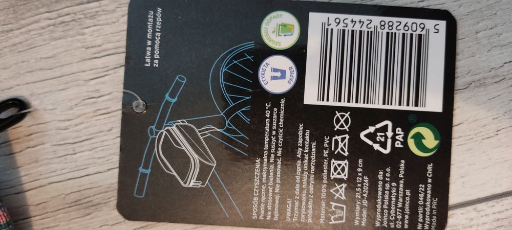 Torba na rower saszetka na telefon