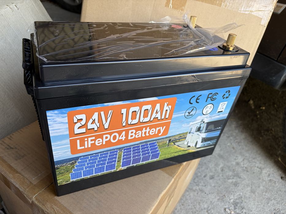 В наявності! Свіжий,новий акумулятор LiFePO4 24v 100Ah