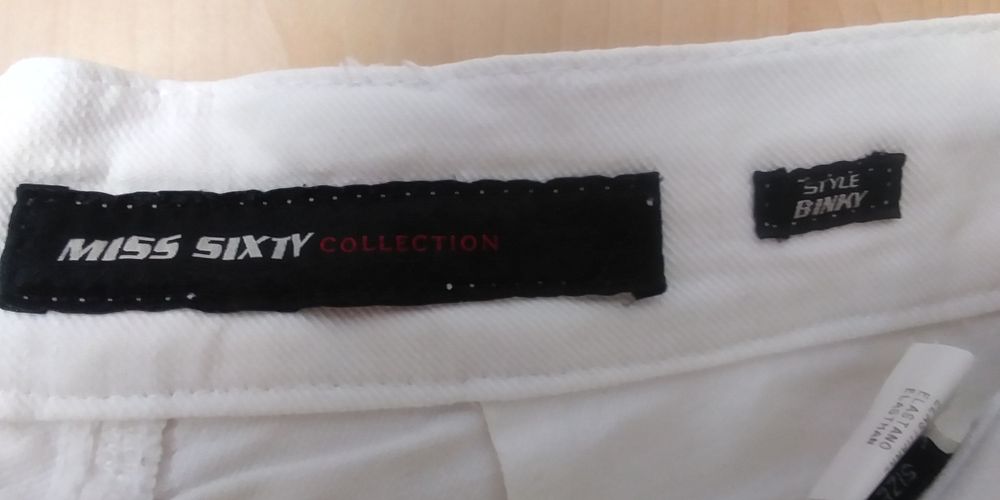 Spodnie białe Miss Sixty r.M