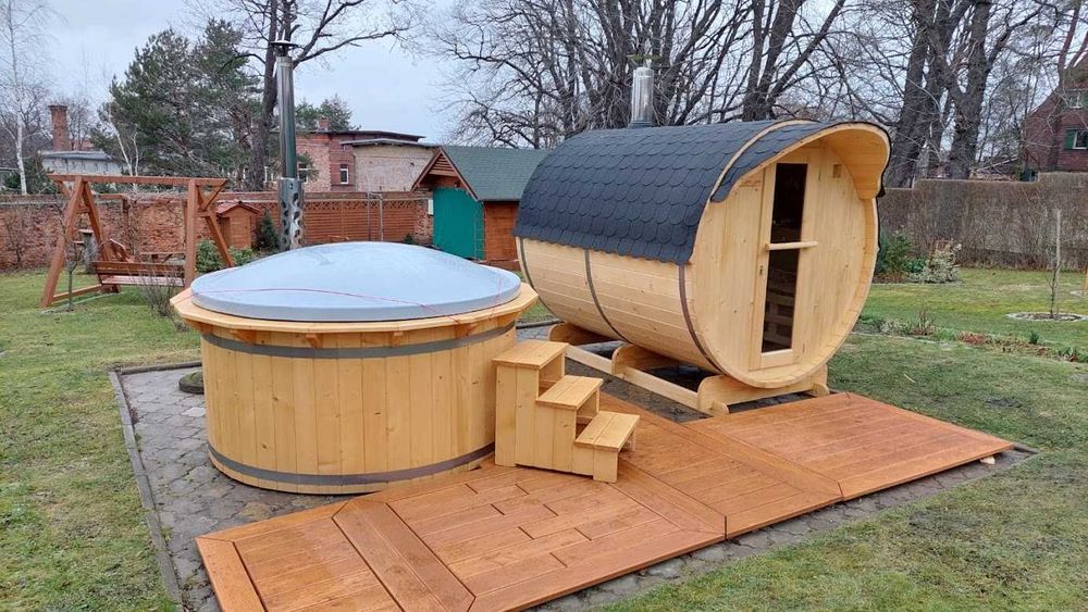 Sauna ogrodowa _ sauna beczka - Bania - barrel sauna _ PRODUCENT !!!