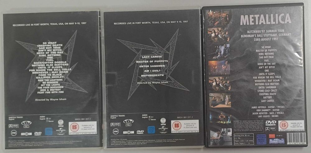 Metallica (Cunning Stunts e Blindman's Ball) - 3DVD