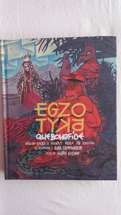 Książka EGZOTYKA + AUTOGRAF Quebonafide