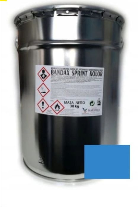 Farba drogowa BANDAX Niebieska 30 kg