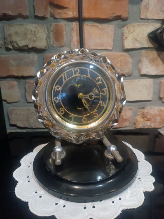 Zegar kryształowy MAJAK USSR lata 70 - 80