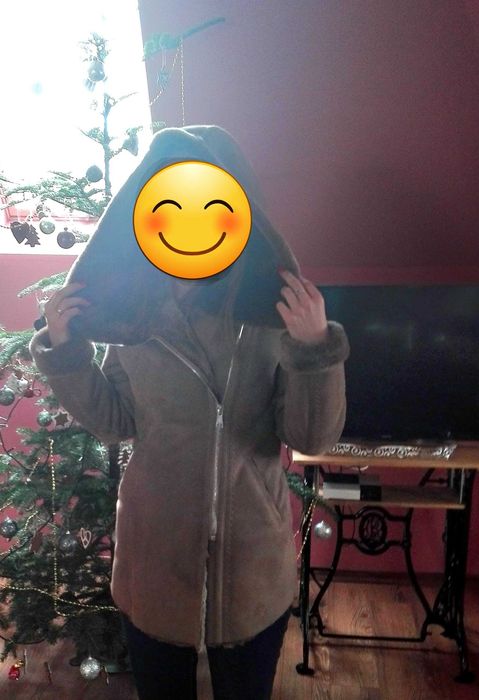 Kożuszek naturalny, rozmiar 36, S