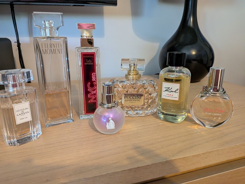 Zestaw perfum używanych + perfumetki Neness