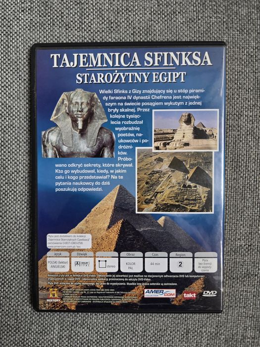 Płyta DVD Starożytny Egipt Tajemnica Sfinksa