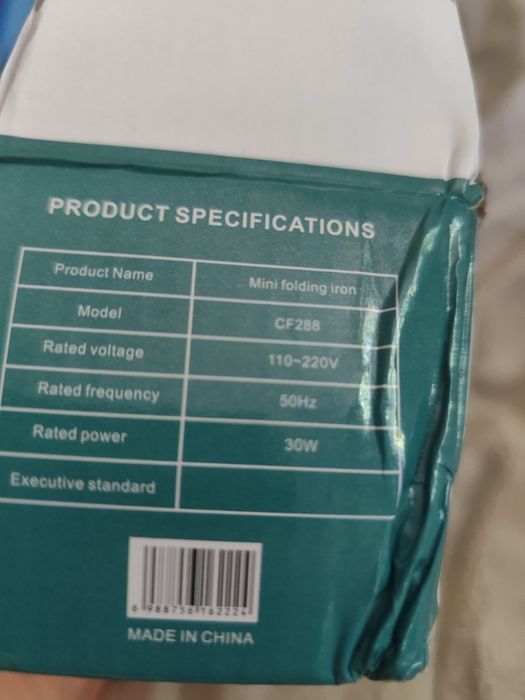 NOWE miniparowe żelazko do prasowania