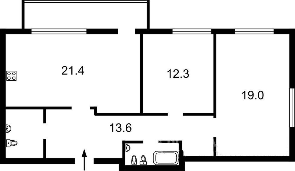 2-rooms apartment apartment by the address st. Bulvar Lesi Ukrainki (area 81 m²) - Atlanta.ua - photo 21