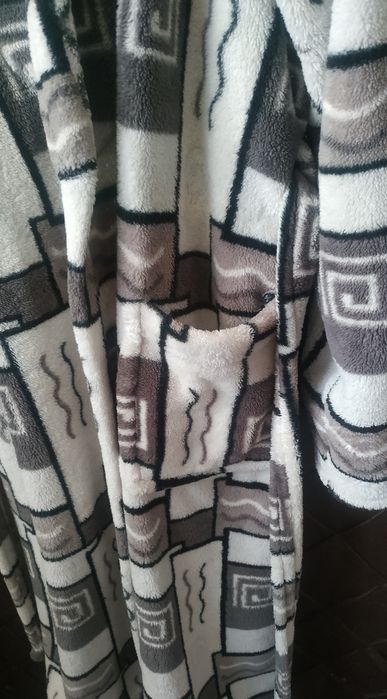Теплый мужской махровый халат L - XL