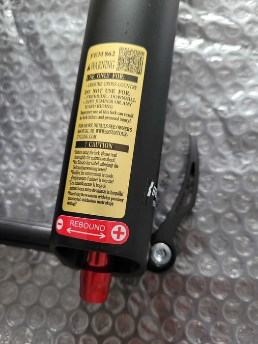 SR Suntour Mobie 35 ,120mm, 29"disc Boost, 2CR, 1,8