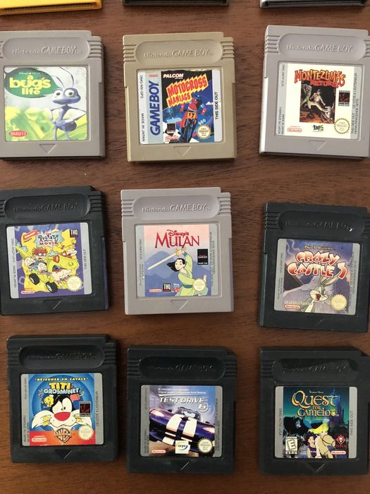 Vários Jogos GameBoy - Tennis, Montezuma, etc (lista na descrição)