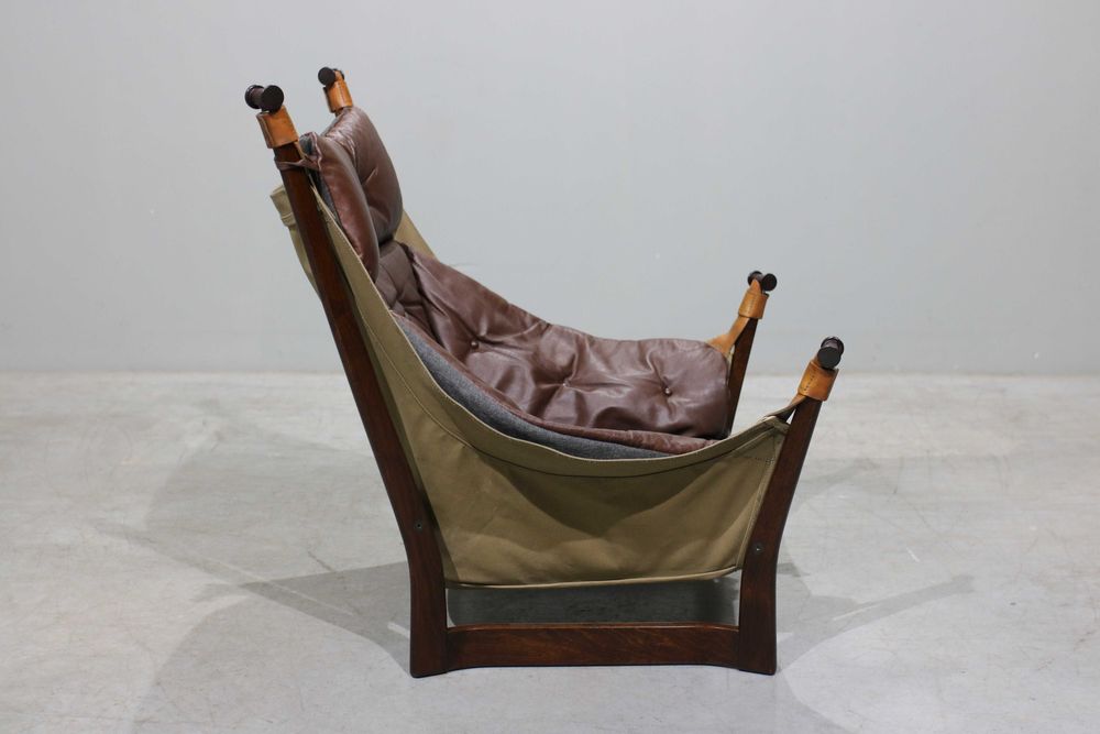 Poltrona Norueguesa Ingmar Relling em faia e couro | Westnofa