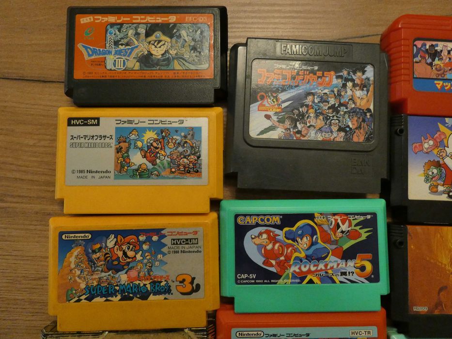 Gry Famicom/Pegasus kolekcja 18 gier - Mario, Rockman, Kid Dracula
