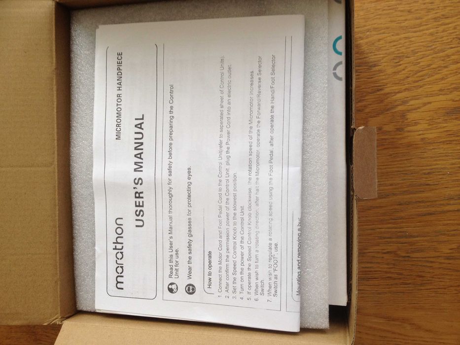 Mikrosilnik  protetyczny Marathon 3 champion 45000nowy.