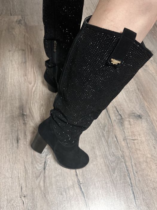 Сапоги Foletti еврозима натуральна замша 38-39р