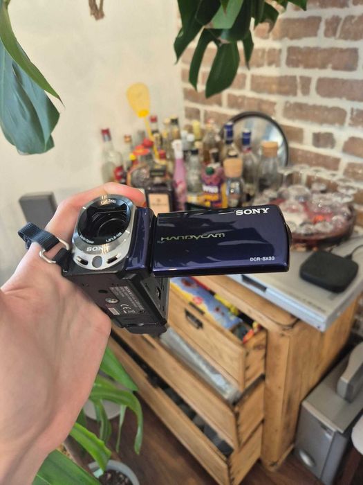 Sony DCR-SX33 niebieska | ładowarka | w pełni sprawna