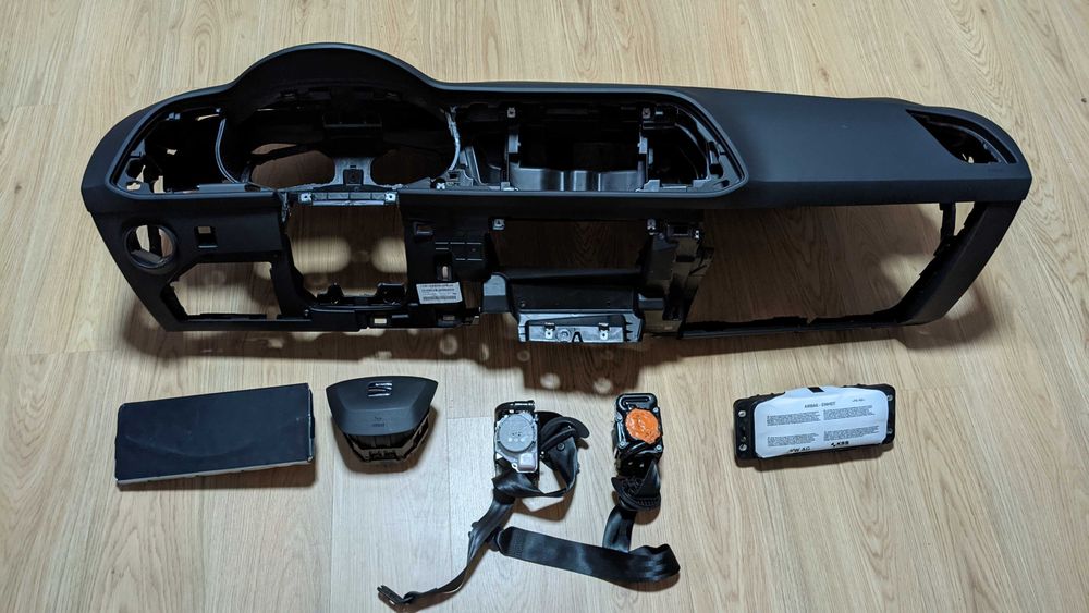Conjunto Kit Airbags Tablier Seat Leon 3 Original