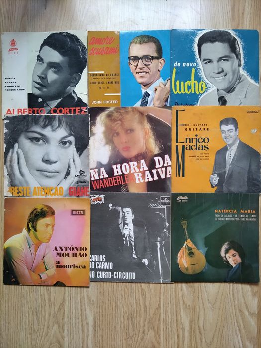 58 Discos vinil antigos por 50€