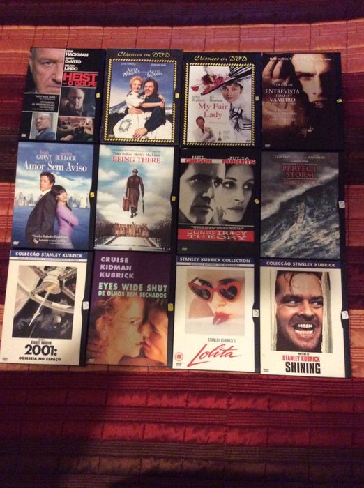 Filmes em dvs (snapper caixas de cartao)