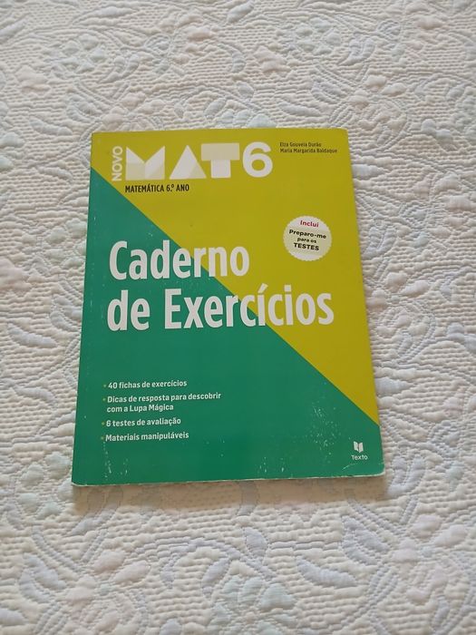Novo Mat 6 - Caderno de Exercícios (Matemática) - Porto  Editora