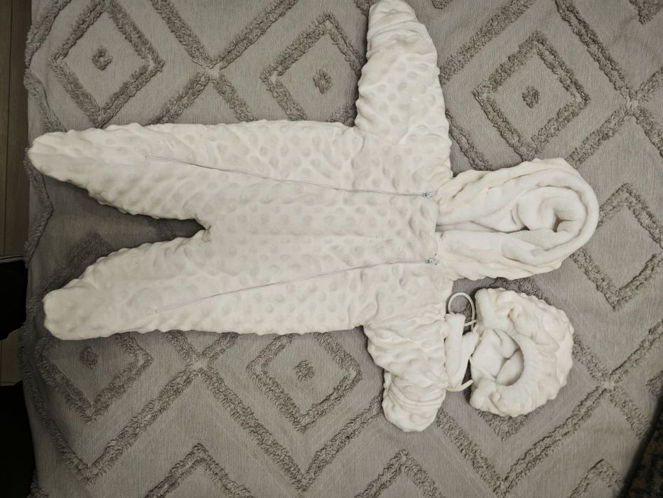 М'який теплий зимовий набір на виписку з пологового