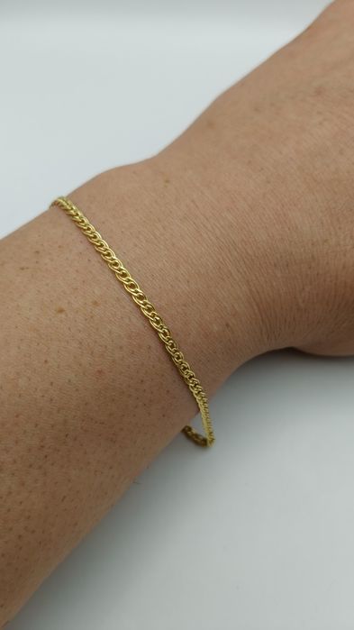 Złota Bransoletka Mona Lisa 18cm Pr.585 Nowa Zapraszamy