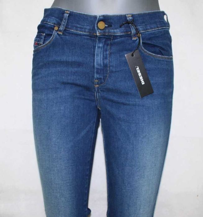 Damskie jeansy Diesel Sandy -Slim Straight 00SFXM nowe oryg. - W27/L30