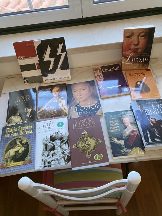 Varios livros novos sobre figuras historicas