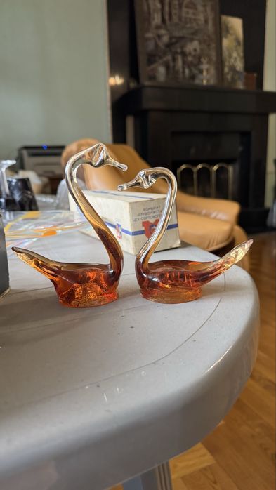 Статуетки Старовинні лебеді