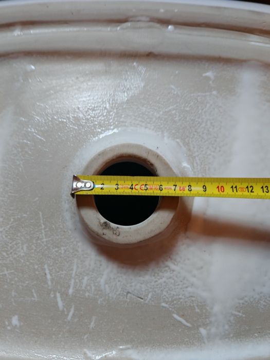 Umywalka owalna nablatowa Ceramica
