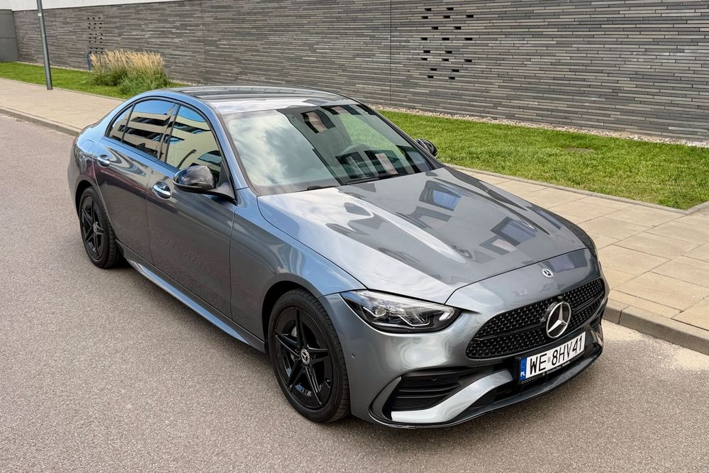 Mercedes-Benz Klasa C 333KM, Faktura VAT23%, Salon POLSKA, AMG, GWARANCJA, 110 na prądzie