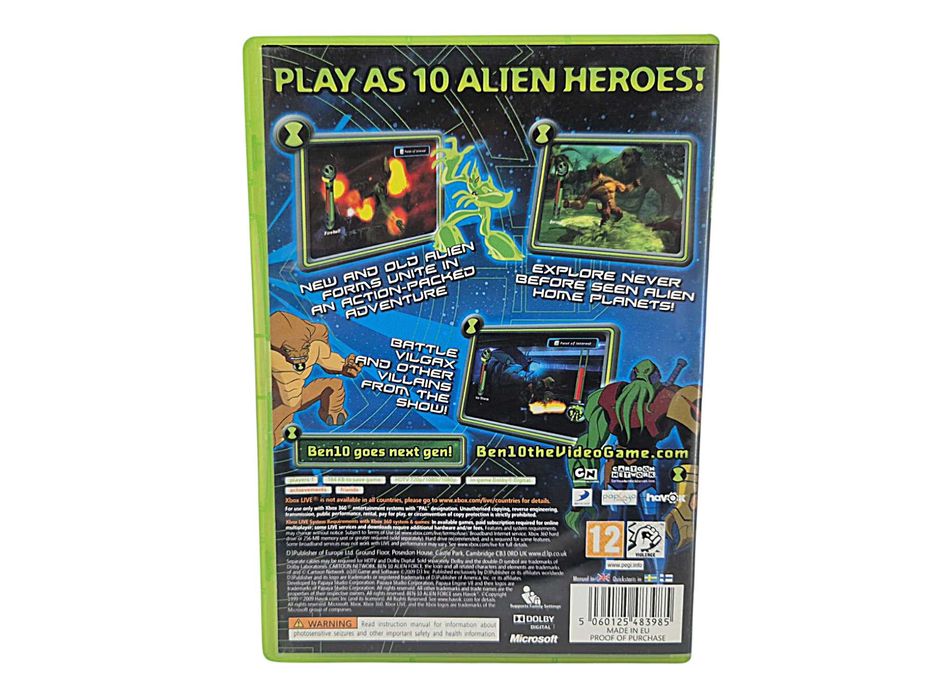 Gra na xbox 360 ben 10 alien force