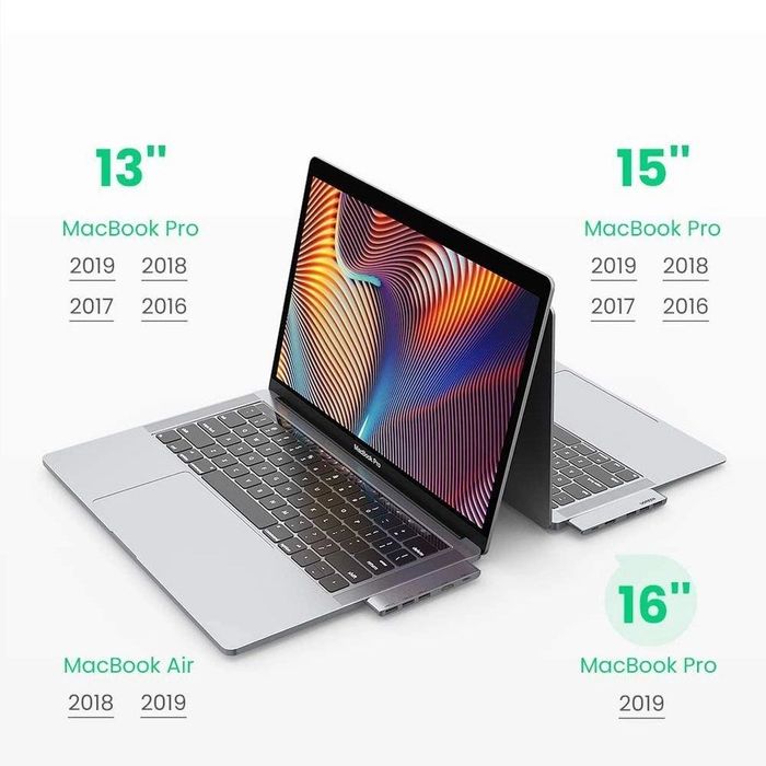 HUB Ugreen 2x USB-C / USB-C PD / HDMI 4K 30 Hz / 3x USB 3.0 do MacBook