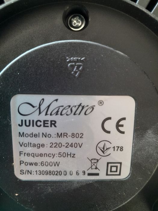 Соковыжималка Maestro